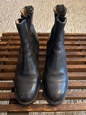 Free Lance Vintage Women’s Black Leather Chelsea Boots Size 39